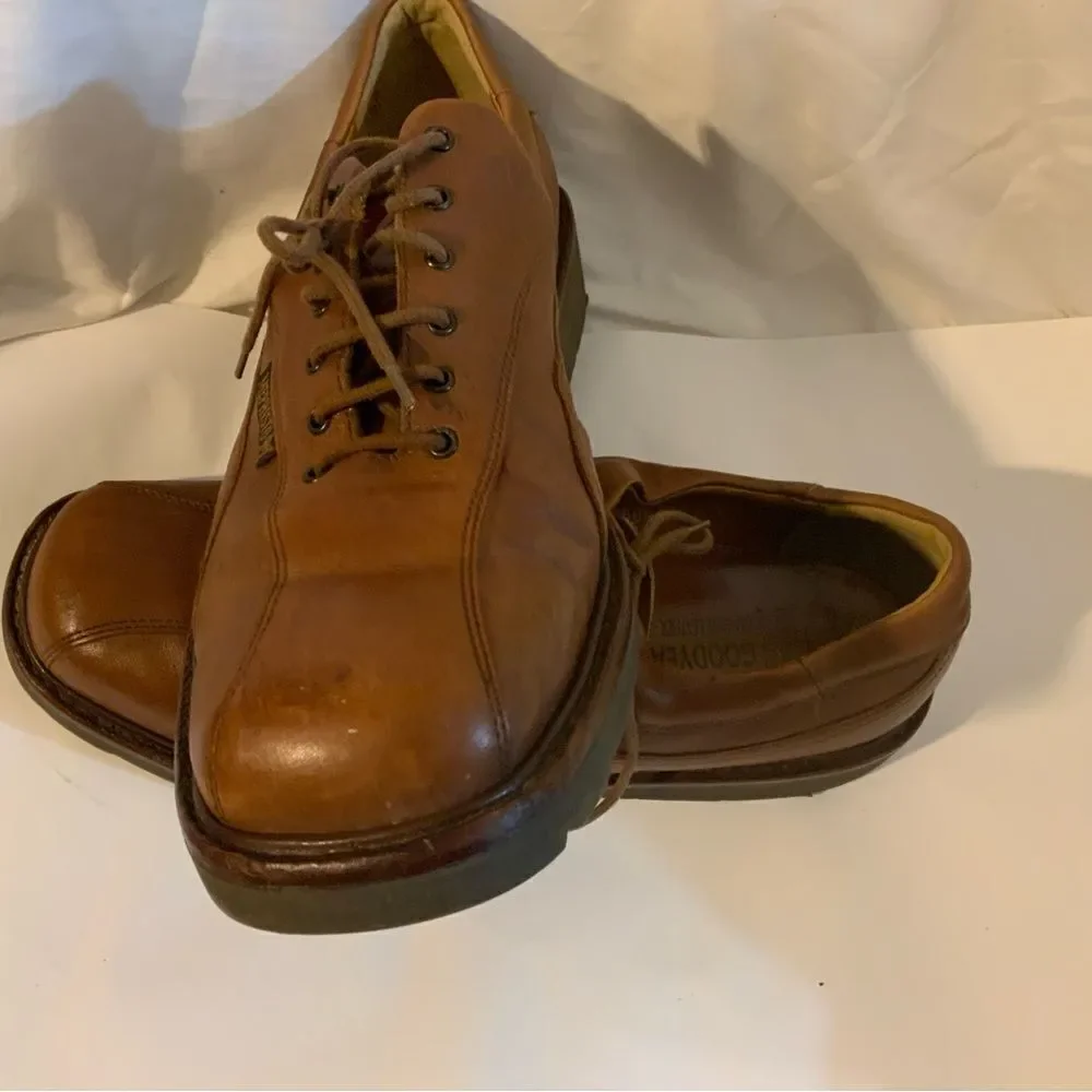 Mens Mephisto Abel Air Relax Goodyear Welt Derby Leather Walking Shoes Size 10